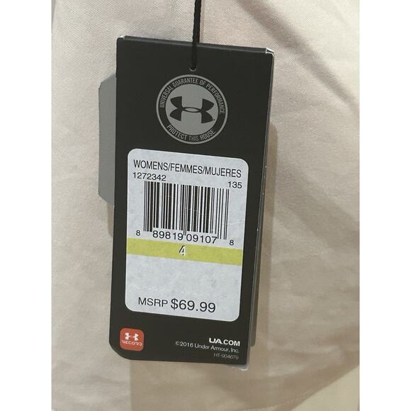 NWT Under Armour Khaki heatgear UPF 30 Shorts size 4 - Picture 4 of 7